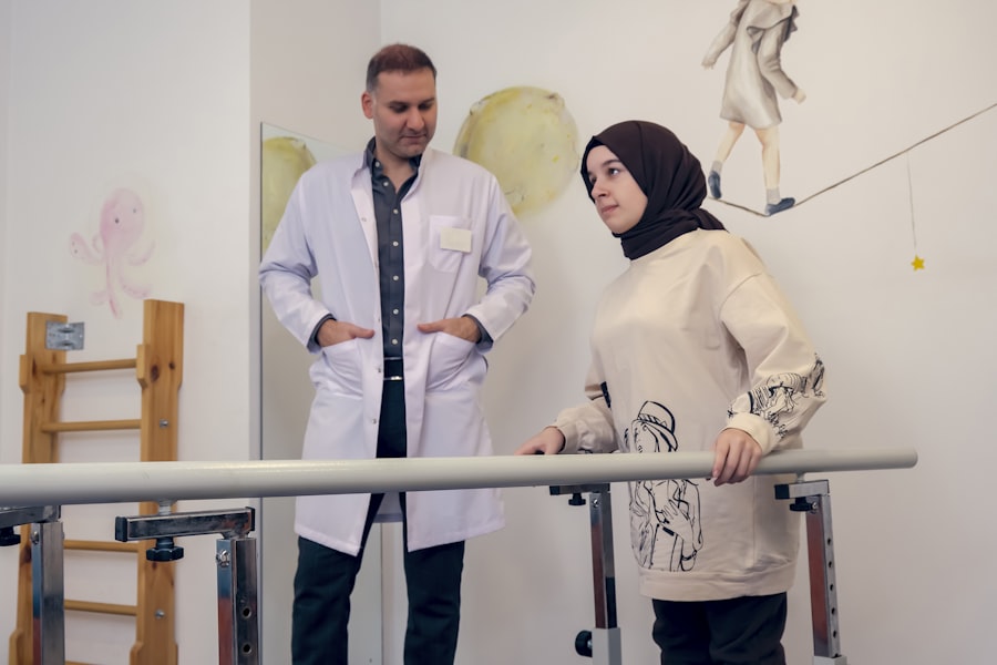 A man and a woman standing next to each other. Stock photograph, not taken at any listed clinic.